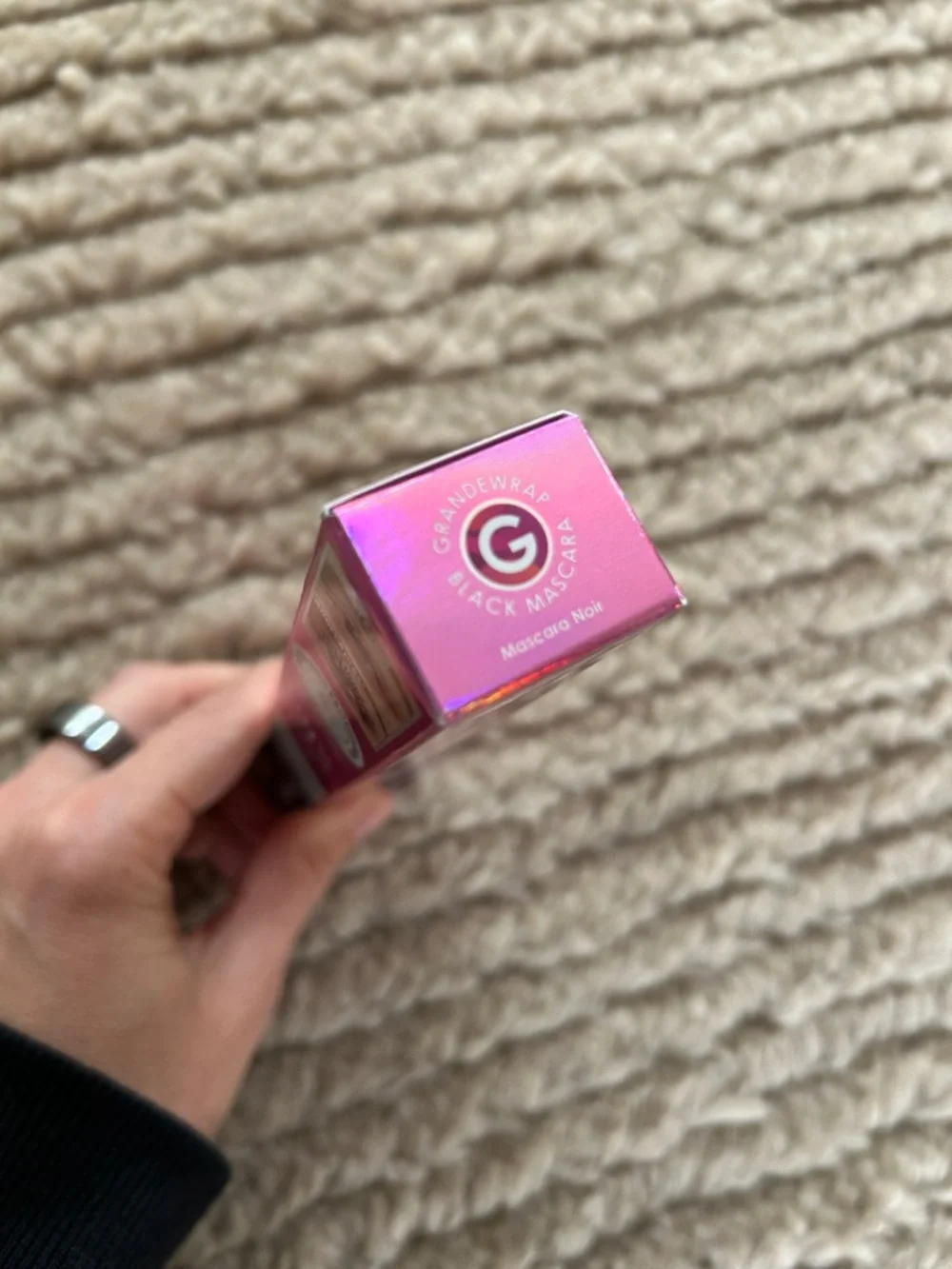 NWT Grande Cosmetics GrandeWRAP Tubing Mascara with ProVitamin B5 Black